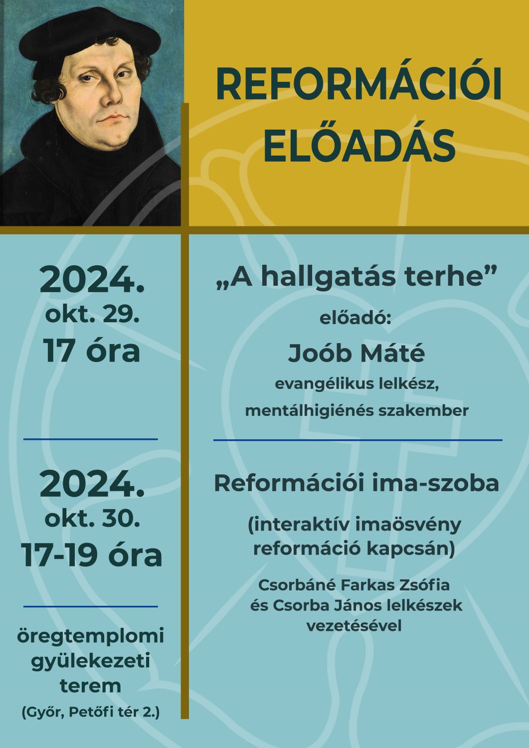 reformációi előadás s